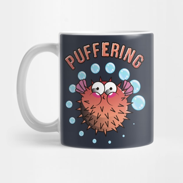 Pufferfish Puffering Meme Puffer Fish by E